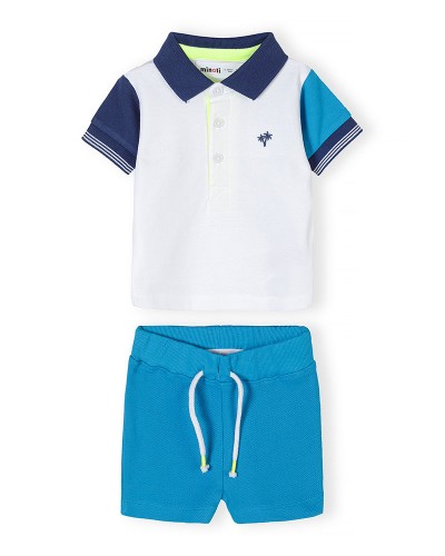 Ensemble polo et short
 Taille-3-6 mois