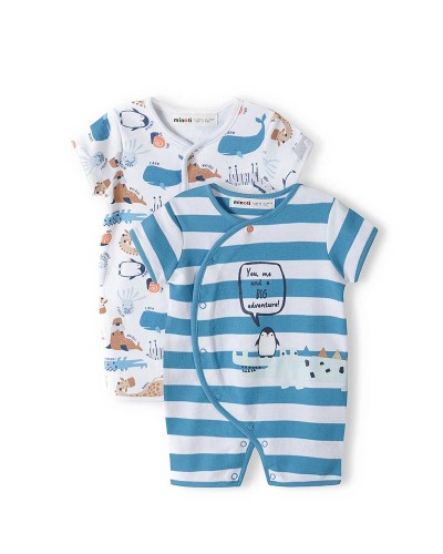 2 animals rompers
 Size-NB