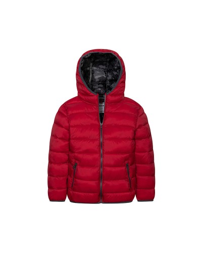 Red puffa coat
 Size-8-9 years