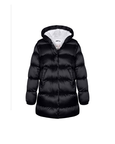 Long black puffer jacket
 Size-12-18 months