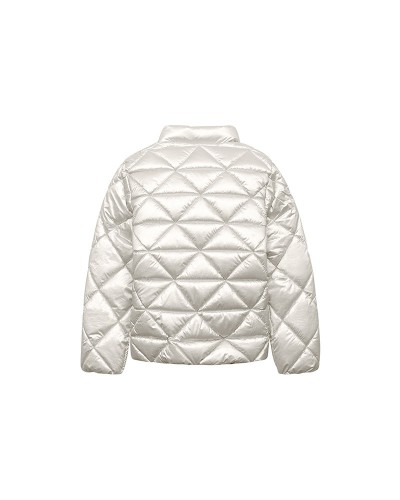 Pack of 6 shiny white puffer jackets