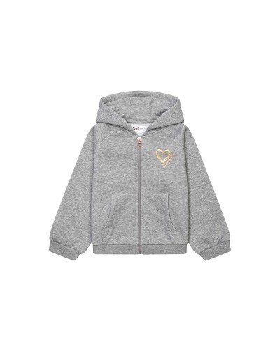 Sweat à capuche gris
 Taille-8-9 ans