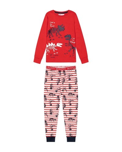 Red pyjama set
 Size-3-4 years