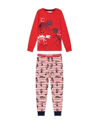 Lot de 10 ensembles pyjamas rouges