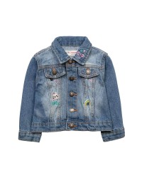 Veste en jean brodée