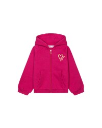 Lot de 10 sweats à capuche rose vif