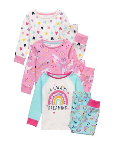 3pk Girls pyjama Minoti