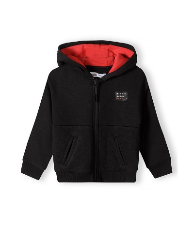 Black Zip Through Hoodie
 Size-3-4 years