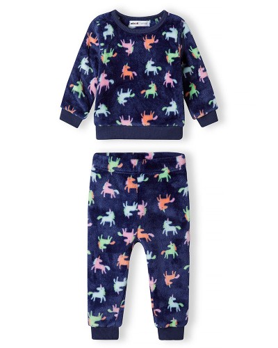 Pyjama bleu nuit en polaire
 Taille-12-18 mois