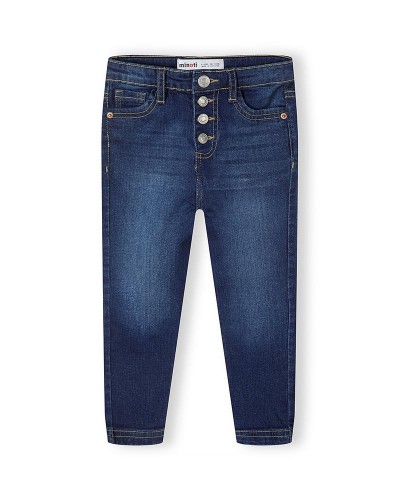 Jean skinny foncé
 Taille-3-4 ans