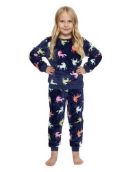 Lot de 10 pyjamas bleus nuit en polaire