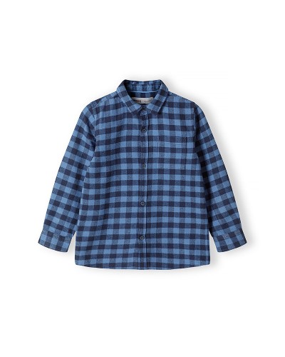 Pack of 10 Blue Checked Shirts