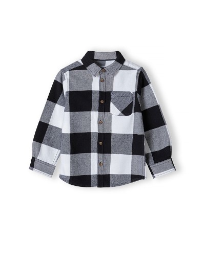 Pack of 10 White Checked Shirts