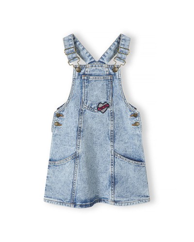 Robe tablier en denim
 Taille-3-4 ans