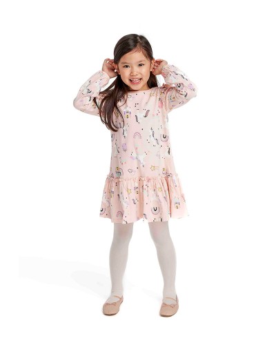 Light pink dress
 Size-3-4 years