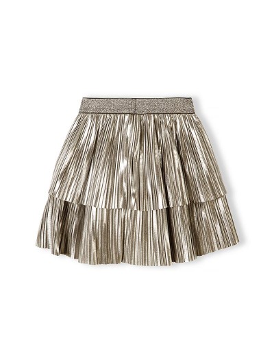 Gold layered skirt
 Size-3-4 years