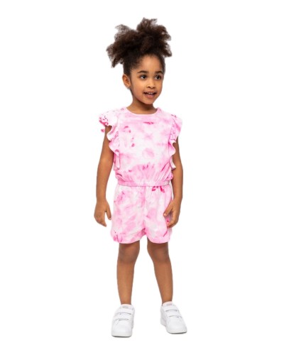 Girls Pink playsuit
 Size-3-4 years