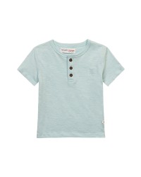 T-shirt Henley Bleu