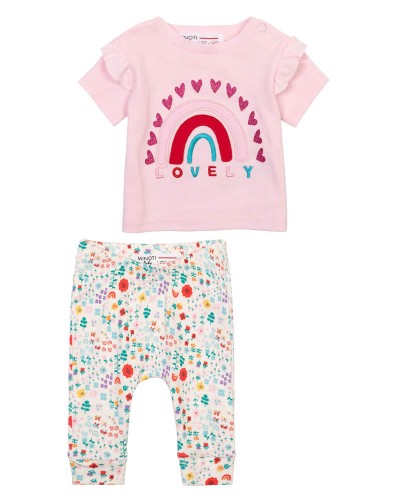 T-shirt and legging set
 Size-0-3 months