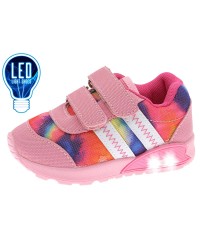 Lot de 12 chaussures lumineuses