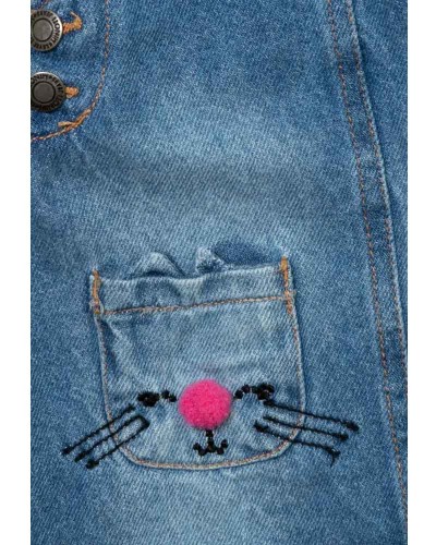 Pack of 6 Denim overalls