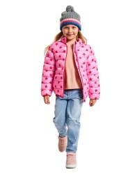 Pack of 5 pink puffa jackets