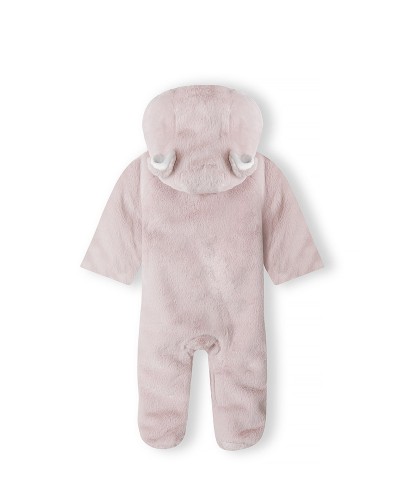 Pack of 4 Baby Pink Plush Onesies