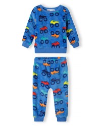 Pack of 6 Fleece Blue Pyjamas