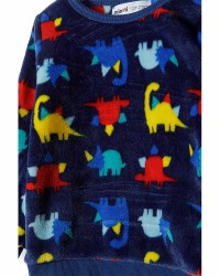 Lot de 10 pyjamas bleus marine en polaire